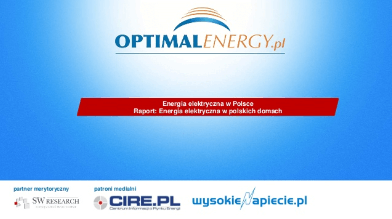 Energia Elektryczna w polskich domach raport